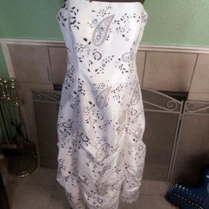 Formal, Floor Length Dress, Embellished Floral Gown, Evening Dress, SZ 15/16